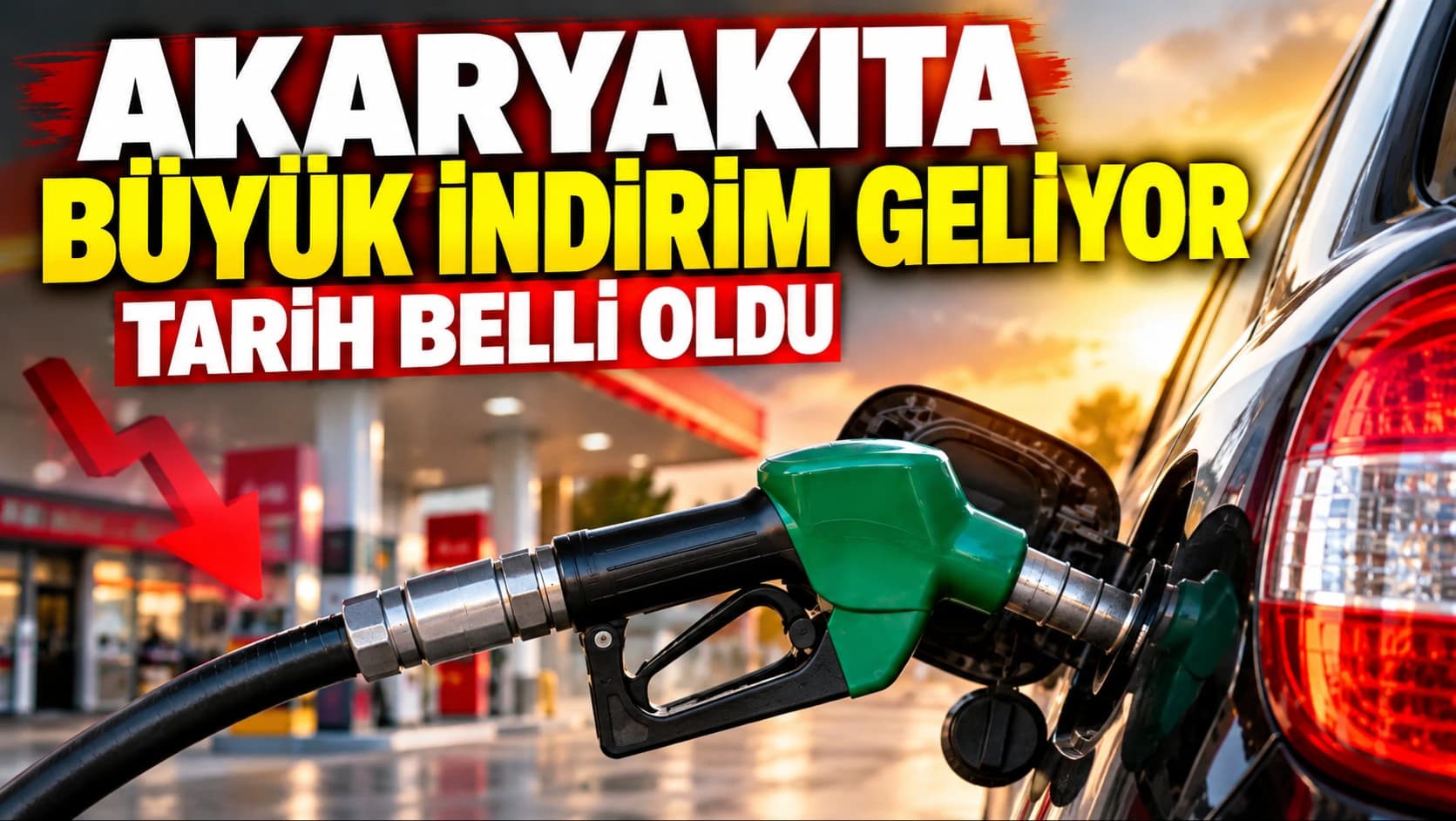 Akaryakıta büyük indirim geliyor: Tarih belli oldu