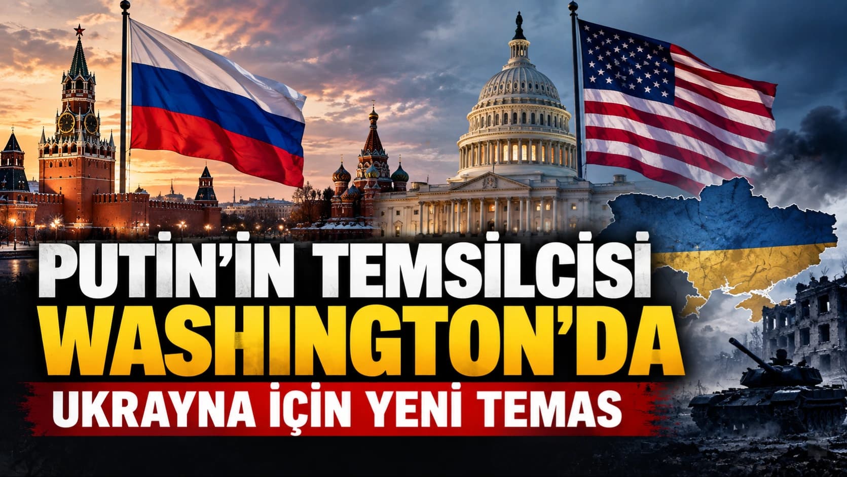 Putin'in temsilcisi Washington'da: Ukrayna için yeni temas