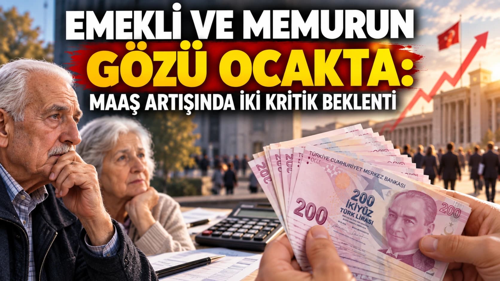 Emekli ve memurun gözü ocakta: Maaş artışında iki kritik beklenti