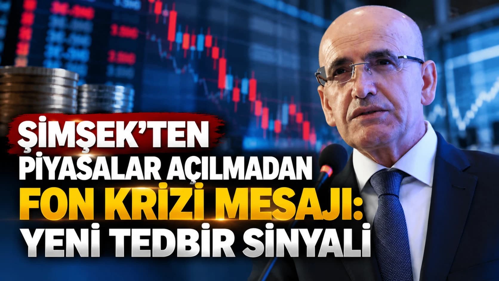 Şimşek’ten piyasalar açılmadan fon krizi mesajı: Yeni tedbir sinyali