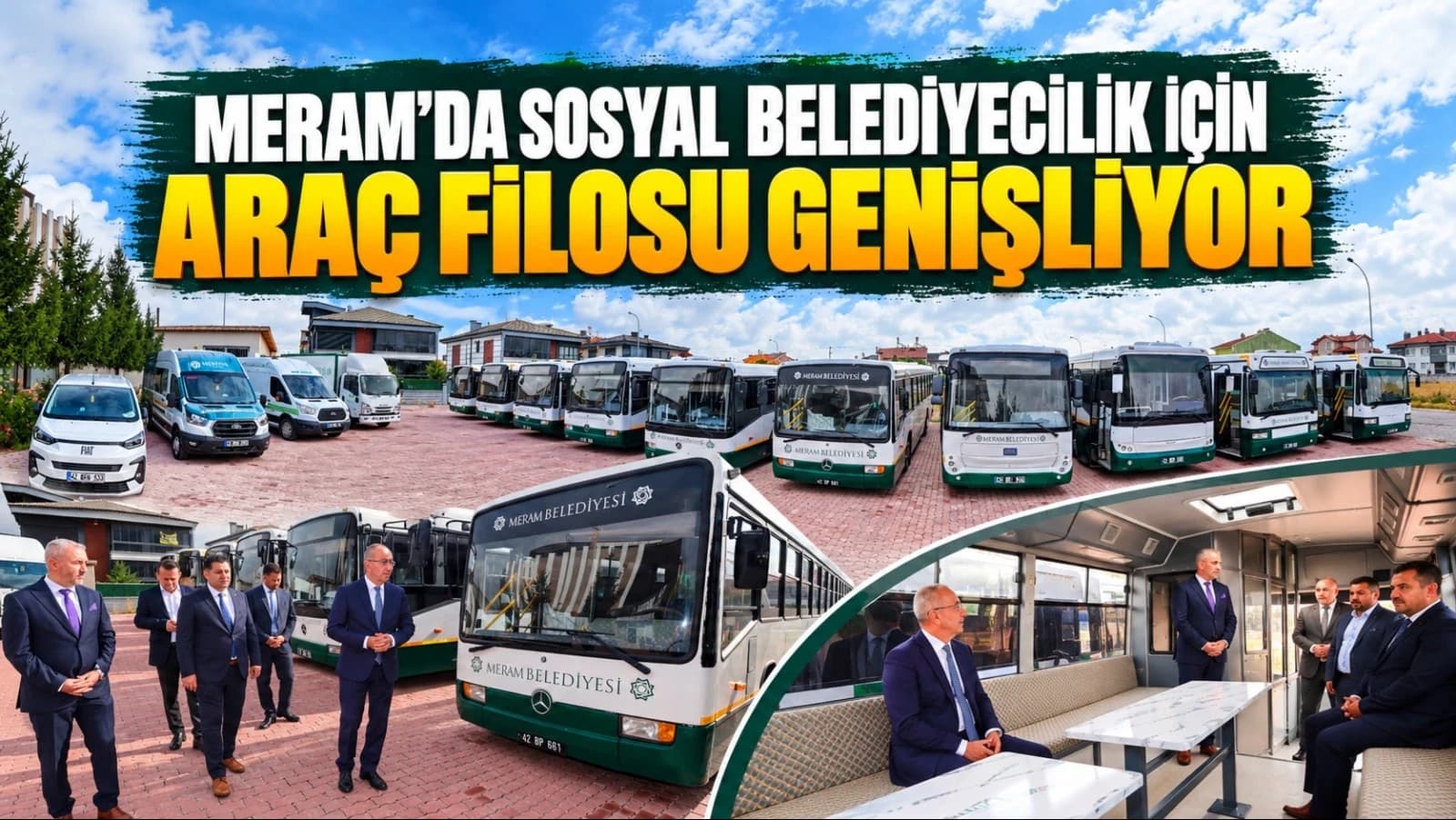 Meram’da sosyal hizmet filosu büyüyor: 15 araçla destek