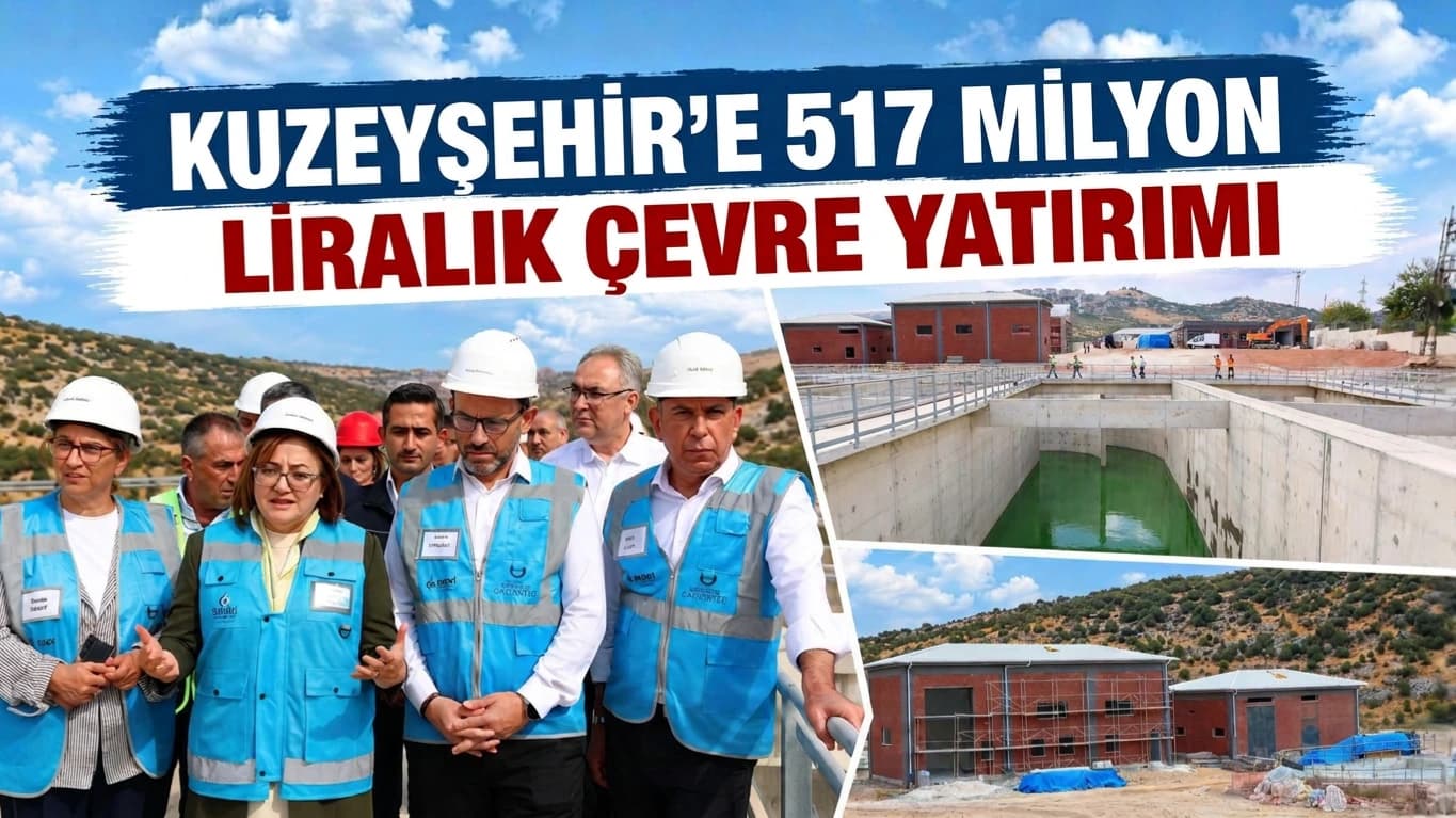 Kuzeyşehir’e 517 milyon liralık arıtma tesisi yatırımı