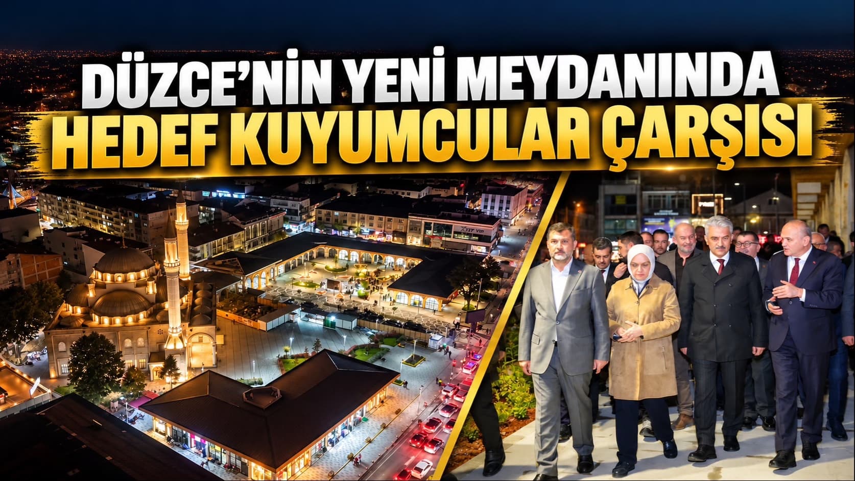 Düzce’nin yeni meydanında hedef kuyumcular çarşısı