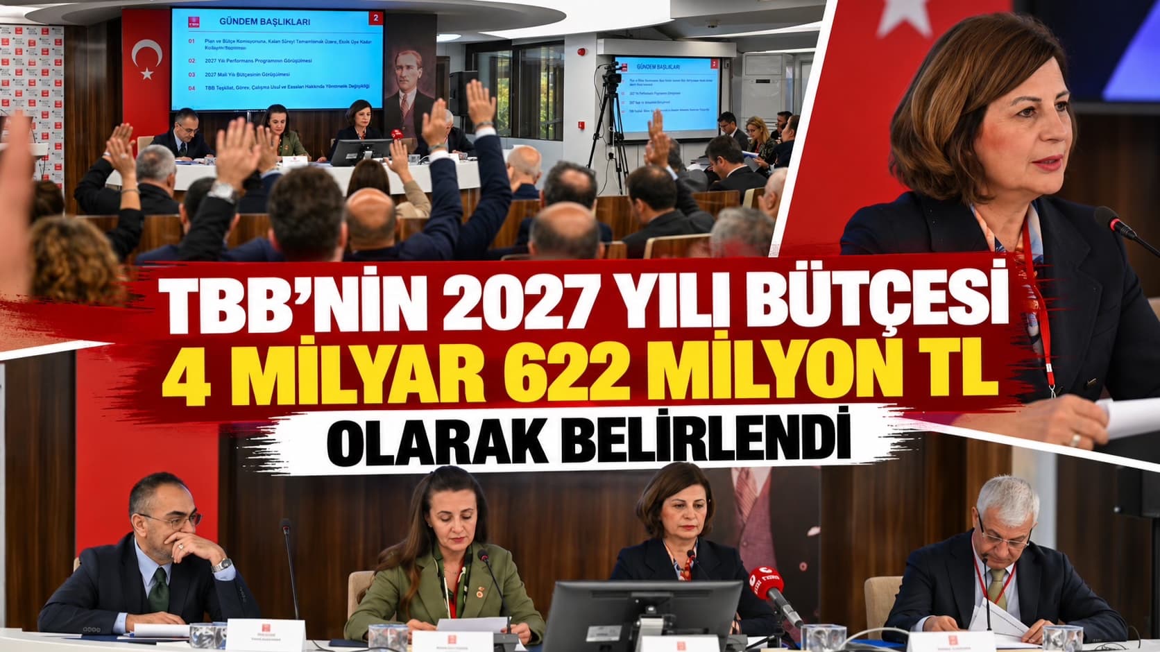 TBB’nin 2027 yılı bütçesi 4 milyar 622 milyon tl olarak belirlendi